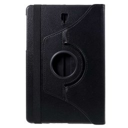 Кожен калъф за Samsung Galaxy Tab S4 10.5 инча с въртяща поставка - черен