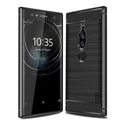Силиконов гръб марка MOFI за Sony Xperia XZ2 Premium - черен