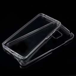 Цялостен гръб от силикон и пластмаса за Huawei Mate 20 Pro - прозрачен
