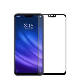 Удароустойчив стъклен протектор за екран марка MOFI за Xiaomi Mi 8 Lite - цвят черен