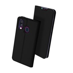Тънък калъф страничен flip марка DUX DUCIS за Samsung Galaxy A40 – черен