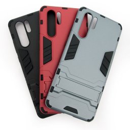 Хибриден гръб със стойка за Huawei P30 Pro