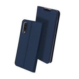 Тънък калъф страничен flip марка DUX DUCIS за Samsung Galaxy А50/A30s – тъмно син