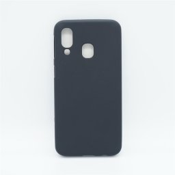 Силиконов гръб за Samsung Galaxy A40 - черен