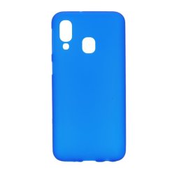Силиконов гръб за Samsung Galaxy A40 - тъмно син