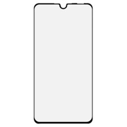 Извит 3D удароустойчив стъклен протектор покриващ целия екран марка IMAK за Huawei P30 Lite - цвят черен
