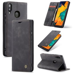 Калъф страничен flip марка CASEME за Samsung Galaxy A40 – черен