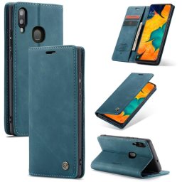 Калъф страничен flip марка CASEME за Samsung Galaxy A40 – тюркоазен