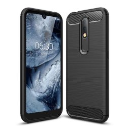 Силиконов гръб Rugged Armor за Nokia 4.2 - черен