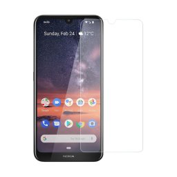 Удароустойчив стъклен протектор за Nokia 3.2 - цвят прозрачен