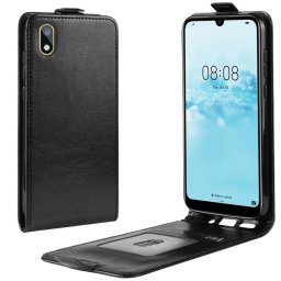Кожен калъф flip за Huawei Y5 2019 - черен