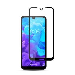 Удароустойчив стъклен протектор покриващ целия екран марка Mocolo за Huawei Y5 2019 - черен