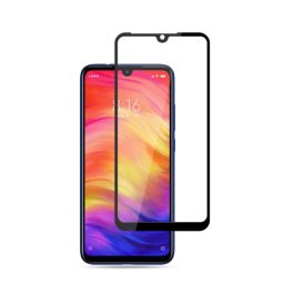 Удароустойчив стъклен протектор за екран марка Mocolo за Xiaomi Redmi Note 7 - цвят черен