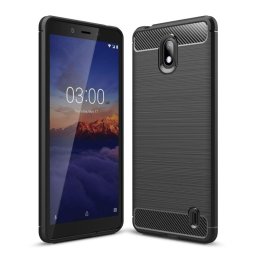 Силиконов гръб Rugged Armor за Nokia 1 Plus - черен