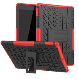 Двупластов гръб със стойка за iPad 10.2 2019 - червен