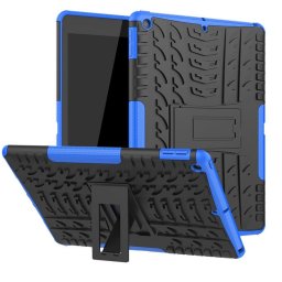 Двупластов гръб със стойка за iPad 10.2 2019 - син