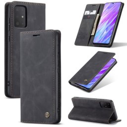 Калъф страничен flip марка CASEME за Samsung Galaxy S20 – черен