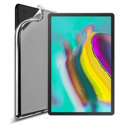 Силиконов гръб за Samsung Galaxy Tab S5e - бял