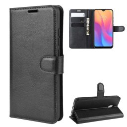 Кожен калъф тип портмоне за Xiaomi Redmi 8A - черен
