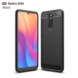Силиконов гръб Rugged Armor за Xiaomi Redmi 8A - черен