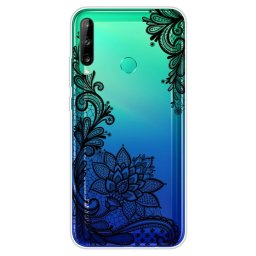 Силиконов гръб за Huawei P40 Lite E - черна шарка