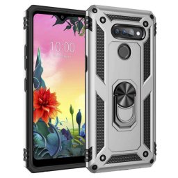 Хибриден гръб със стойка за LG K50s - бял