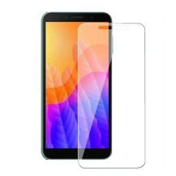 Удароустойчив стъклен протектор за Huawei Y5p - цвят прозрачен
