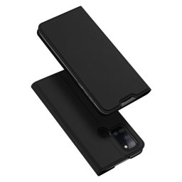 Тънък калъф страничен flip марка DUX DUCIS за Samsung Galaxy A21s – черен