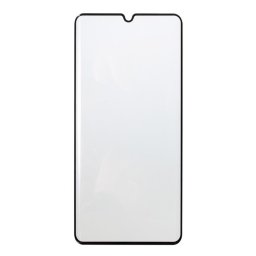 Извит удароустойчив стъклен протектор покриващ целия екран за Xiaomi Mi Note 10 Lite - с черна рамка