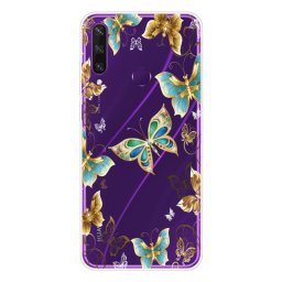 Силиконов гръб за Huawei Y6p - шарени пеперуди