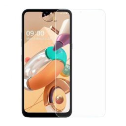 Удароустойчив стъклен протектор за екран за LG K41s - прозрачен