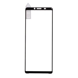 Удароустойчив стъклен протектор покриващ целия екран марка RURIHAI за Sony Xperia 10 II - с черна рамка