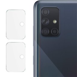 Два броя удароустойчив стъклен протектор за камера марка IMAK за Samsung Galaxy A71