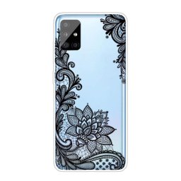 Силиконов гръб за Samsung Galaxy A31 - черни шарки