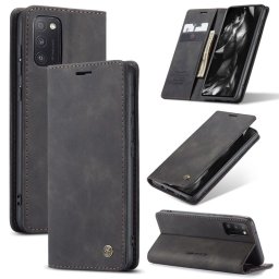 Калъф страничен flip марка CASEME за Samsung Galaxy A41 – черен