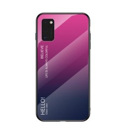 Силиконов гръб за Samsung Galaxy A41 - розов градиент