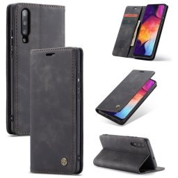 Калъф страничен flip марка CASEME за Samsung Galaxy A50 – черен