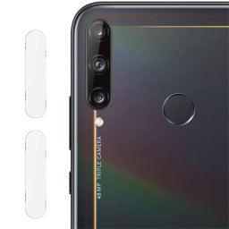 Два броя удароустойчив стъклен протектор за камера марка IMAK за Huawei P40 Lite E