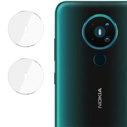 Два броя удароустойчив стъклен протектор за камера марка IMAK за Nokia 5.3