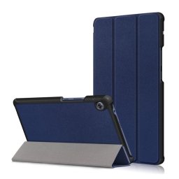 Кожен калъф със сгъващ се капак за Huawei MatePad T8 8 инча - тъмно син