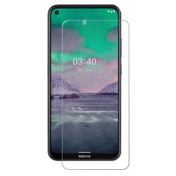Удароустойчив стъклен протектор за Nokia 3.4 - цвят прозрачен