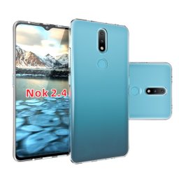 Силиконов гръб за Nokia 2.4 - прозрачен