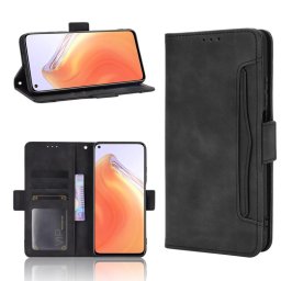 Кожен калъф тип портмоне с магнитна закопчалка за Xiaomi Mi 10T 5G/10T Pro 5G - черен