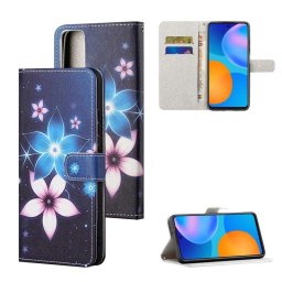 Калъф страничен флип за Huawei P Smart 2021 - цветя