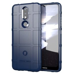 Подсилен силиконов гръб за Nokia 2.4 - тъмно син