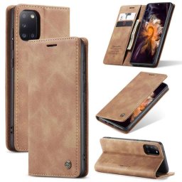 Калъф страничен flip марка CASEME за Samsung Galaxy A31 – бежов