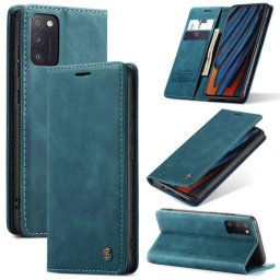 Калъф страничен flip марка CASEME за Samsung Galaxy A41 – тюркоазен