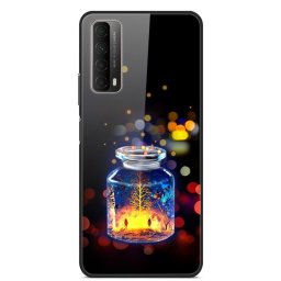 Силиконов кейс със стъклен гръб за Huawei P Smart 2021 - с бурканче