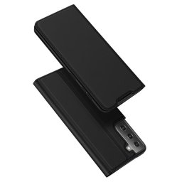 Тънък калъф страничен flip марка DUX DUCIS за Samsung Galaxy S21+ – черен