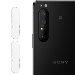 Два броя удароустойчив стъклен протектор за камера марка IMAK за Sony Xperia 1 II